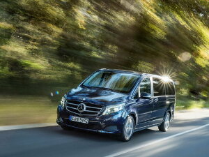 Коврики текстильные для Mercedes-Benz V-Class III (минивэн / W477) 2019 - Н.В.