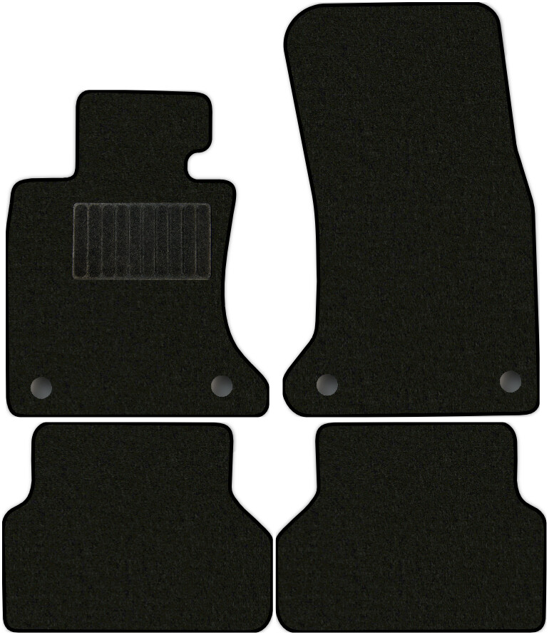 Коврики текстильные "Стандарт" для BMW M5 (универсал / E61) 2007 - 2010, черные, 4шт.