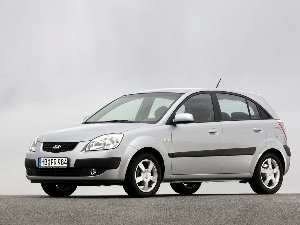 Коврики текстильные для Kia Rio II (хэтчбек 5 дв / JB) 2005 - 2009