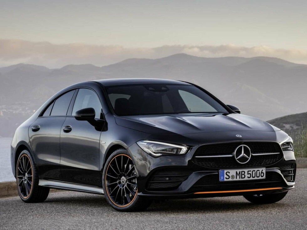 Коврики ЭВА "EVA ромб" для Mercedes-Benz CLA-Class II (седан / C118) 2019 - Н.В., черные, 5шт.